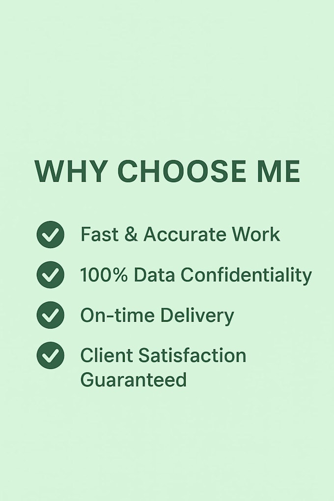 do accurate data entry and form filling work