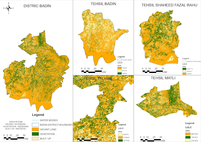 Create professional gis maps and spatial analysis by Hamzageocraft | Fiverr