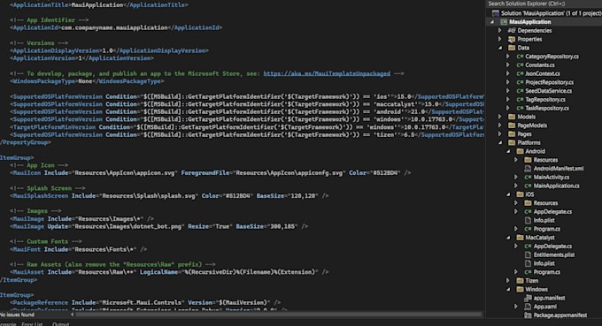 develop modern web applications using angular, dot net core