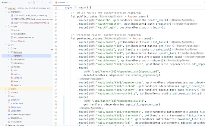 integrate, fix or develop high performance rest apis
