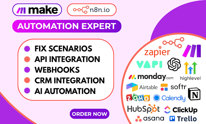 create make com automation made com scenario make com api integration