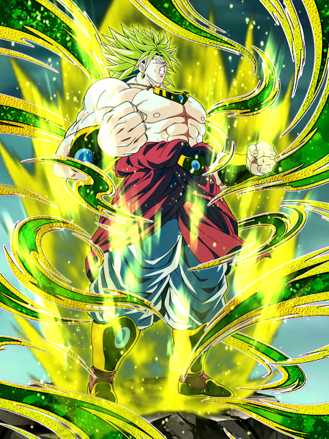 create a dokkan battle styled artwork