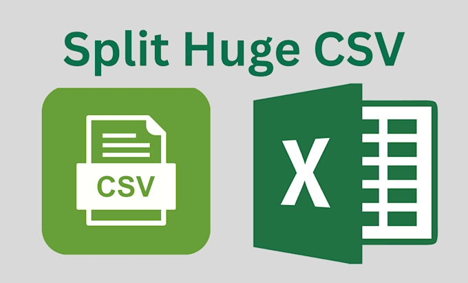 split or clean huge CSV or excel files into chunks up to 500 gb