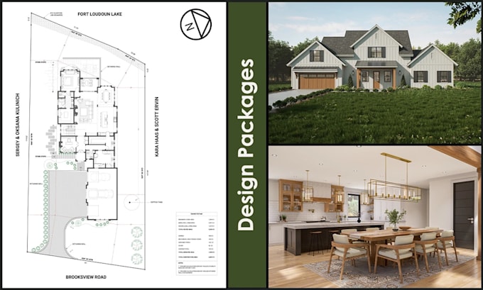 Provide custom residential home design package by Quantumcad | Fiverr