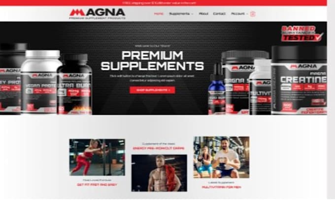 create supplement store nutraceutical store supplement website peptide website