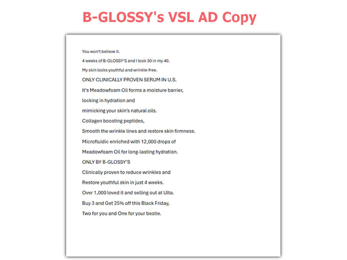 be facebook ad copywriter and social media ad copywriter