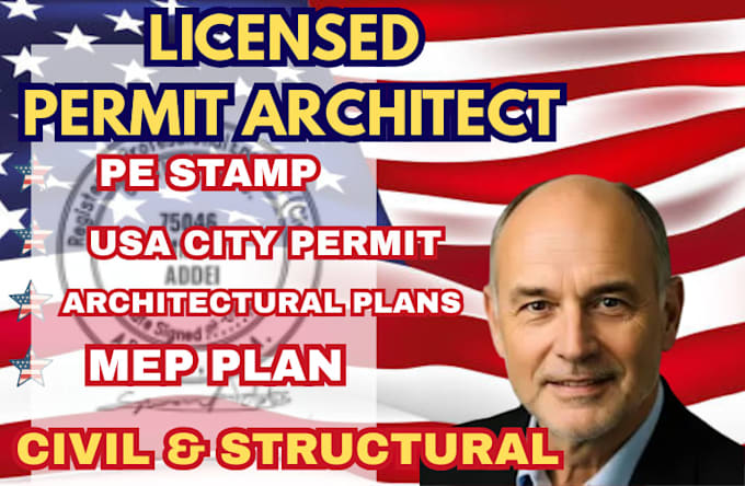 draw and stamp architectural plan, site plan, ca ok ut tx as a licensed engineer