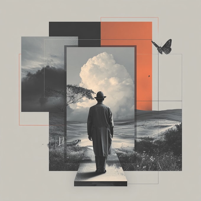 create surrealism illustration design
