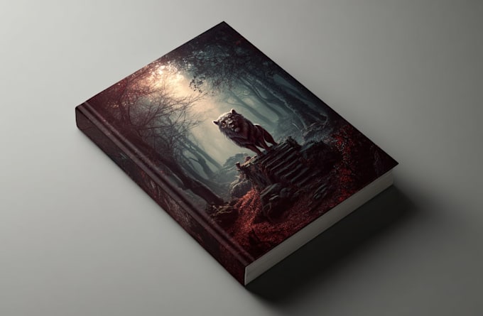 create a unique fantasy book cover illustration