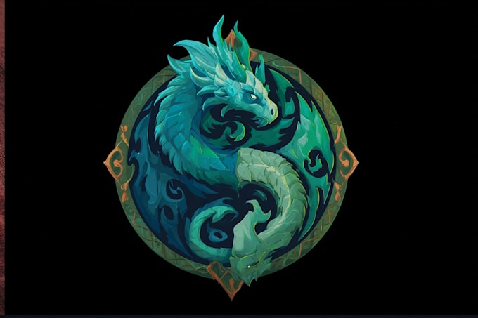 do a fantasy game logo