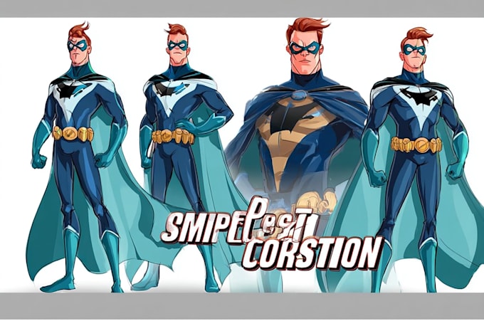 make super hero character design