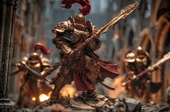 made a warhammer 40k character from your imagination