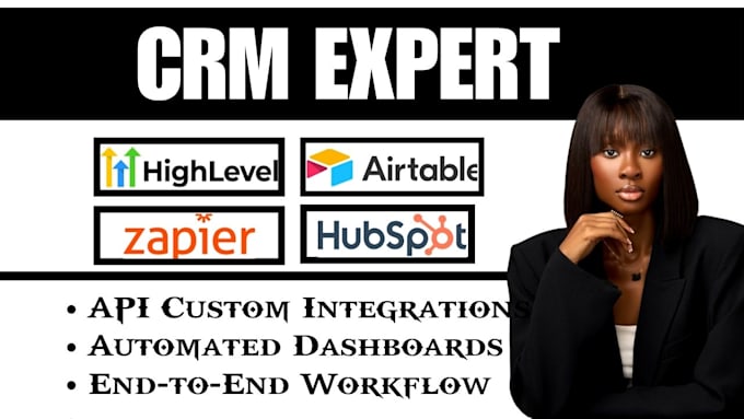 setup hubspot gohighlevel airtable automation dashboard API and custom workflows