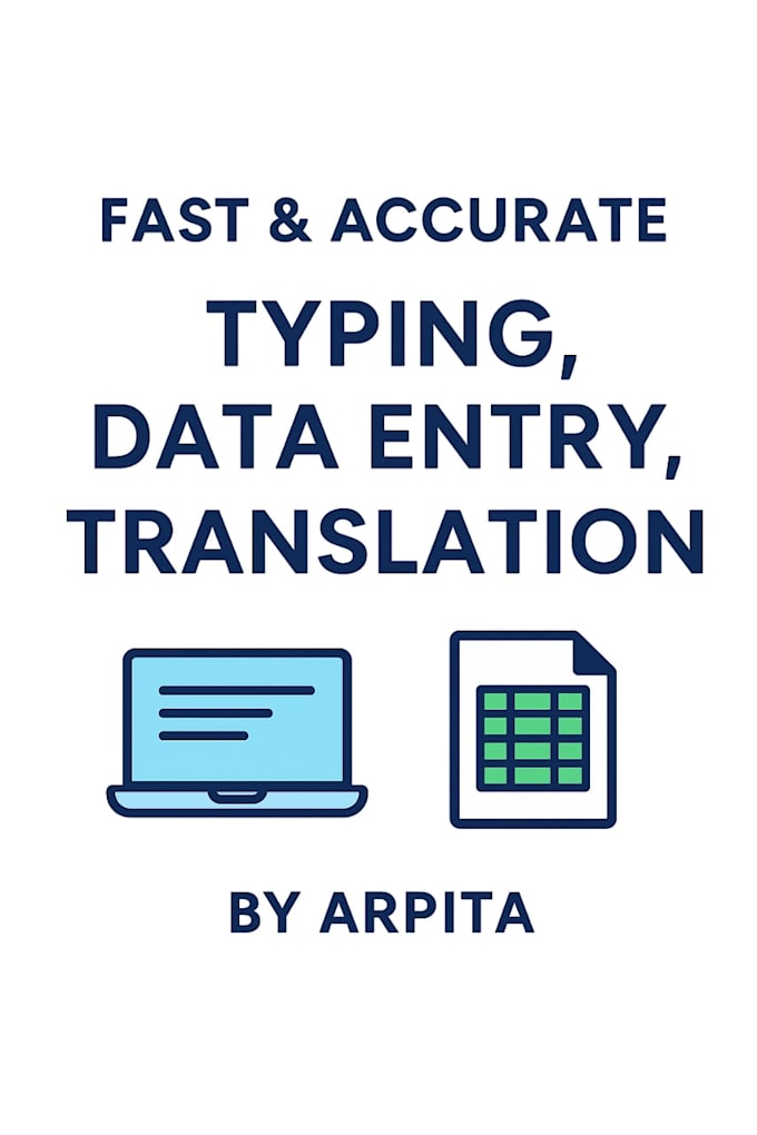 do accurate data entry, typing, copy paste, and translation work fast