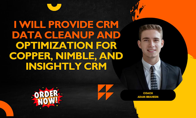 provide crm data cleanup and optimization for copper, nimble, insight