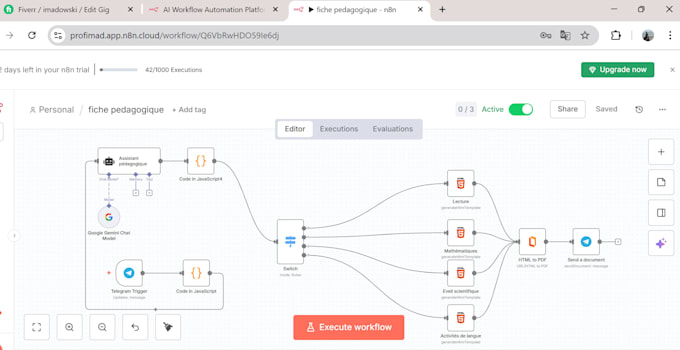 build a telegram ai bot using n8n and openai