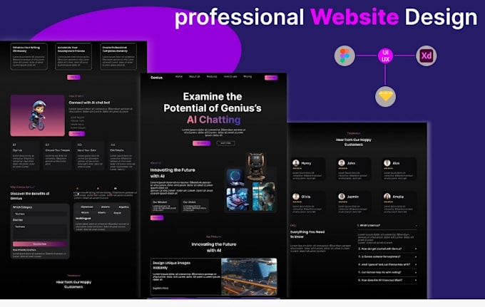 create clean mobile app UI UX design