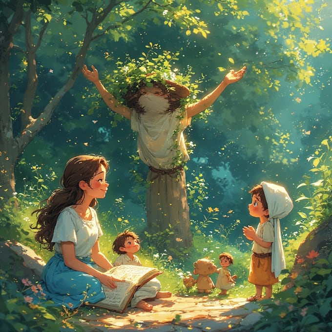 write or illustrate a beautiful bible themed storybook