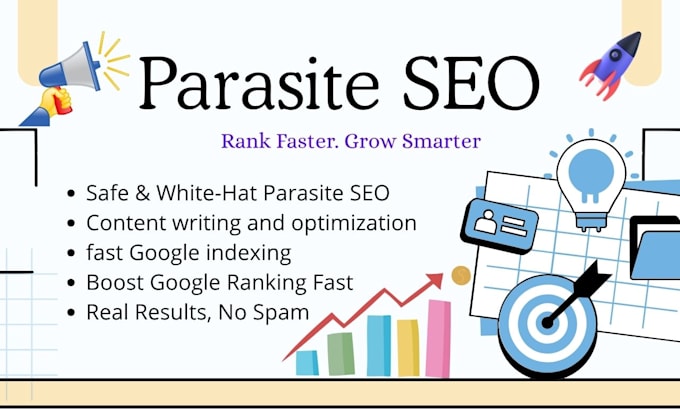 parasite SEO optimization for fast google ranking and visibility
