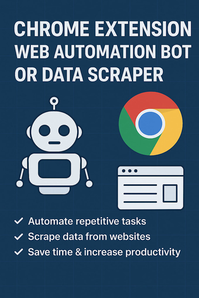 develop chrome extensions, web automation bot, or data scraper