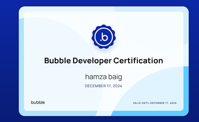 expert bubble io developer