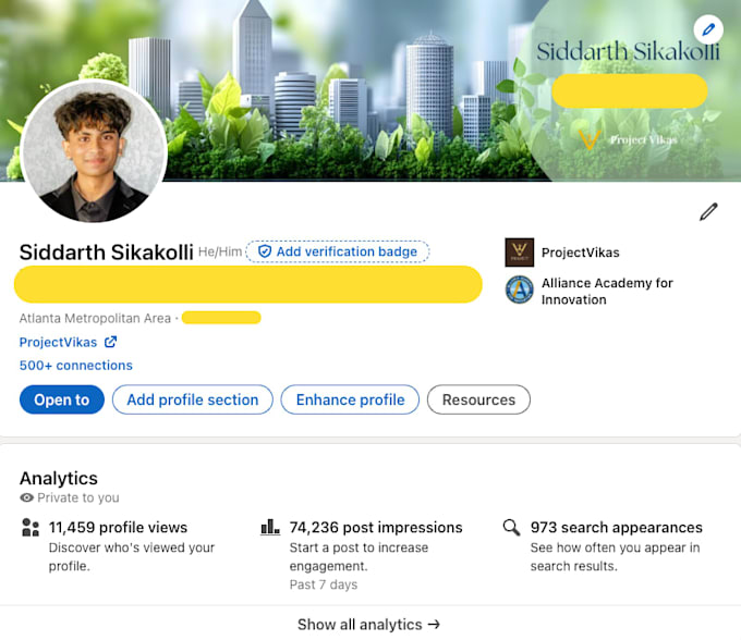 design your linkedin profile for job offers and visibility