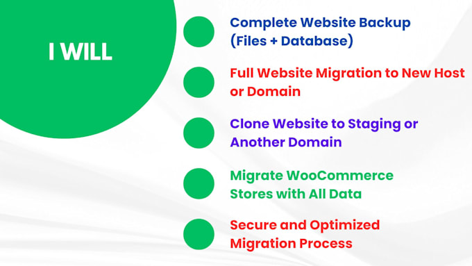 migrate, backup and transfer wordpress website within 3hours
