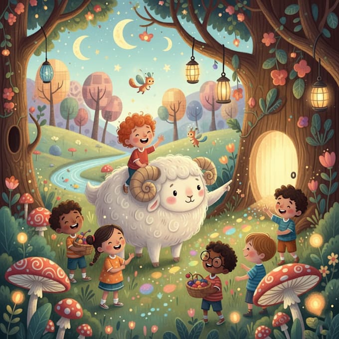 draw children book illustration and children book illustrator