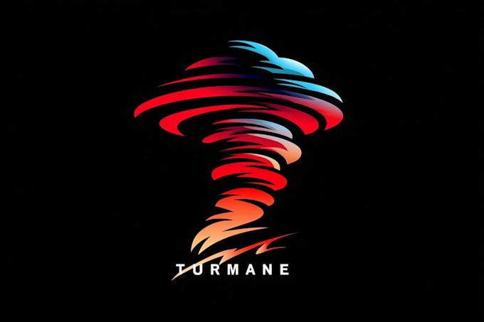 make a awesome tornado logo for you with new concept