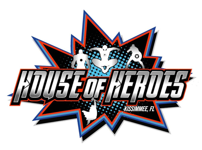 create a high quality superhero logo with satisfaction guaranteed