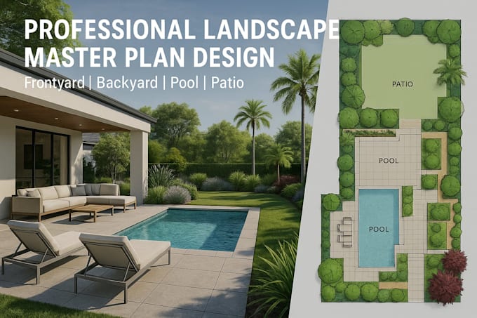 Projeto de deck, shed, piscina, pátio e plano mestre para permissão em ...