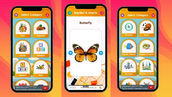 develop ar kids game app, kid learning app, ar educational app