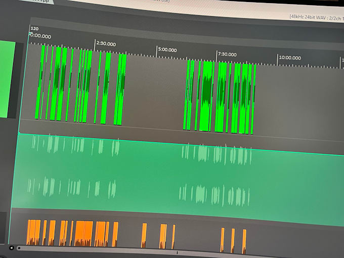 edit your audio for an audio project