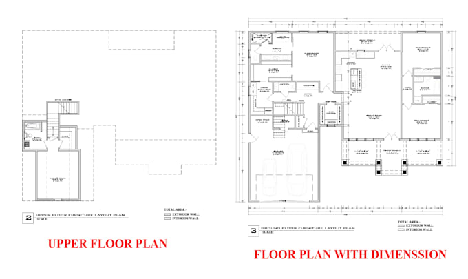 redraw floor plans, convert PDF to cad and matterport