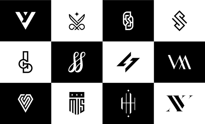 design monogram initial or business logo