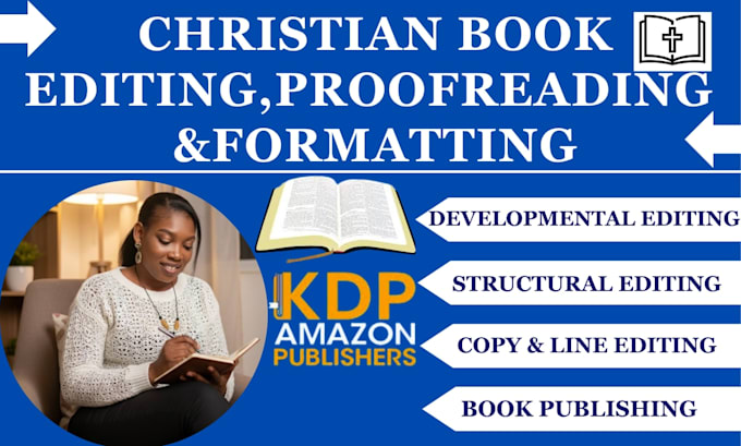 do christian book editing, formatting, and proofreading, christian book editor