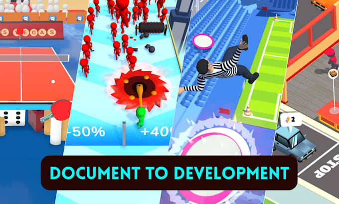 make a custom hyper casual game for android and ios