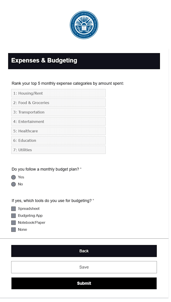 create jotform, microsoft and google forms, excel