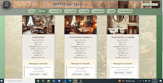 create a simple and responsive website using HTML, CSS, and javascript