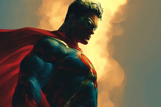 draw photo to cartoon character superhero comic book