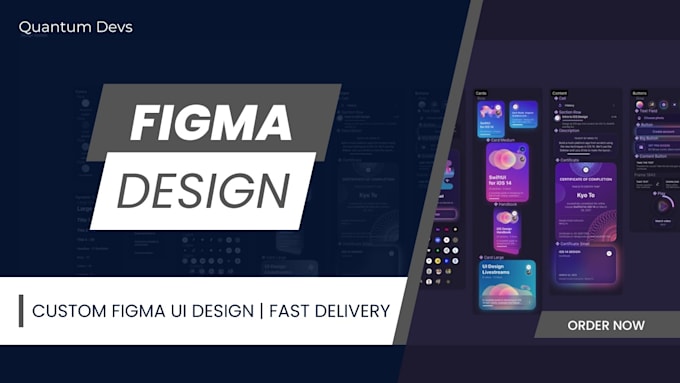 design and  develop UI UX in figma