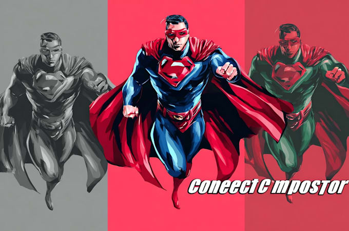 a super hero character design