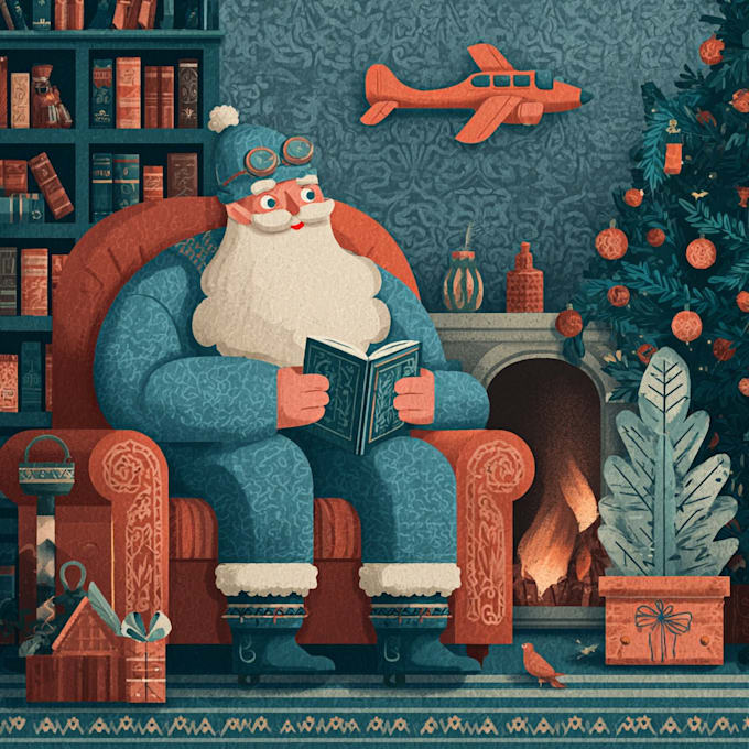 design christmas themed illustration