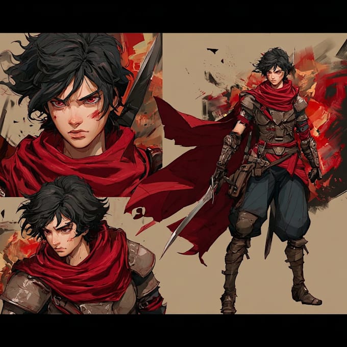 Draw dnd character, fanart, concept art game and character by ...