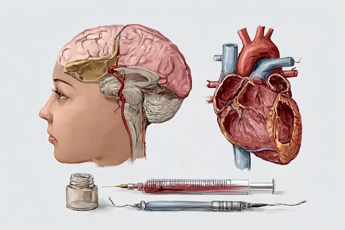 draw professional medical illustrations