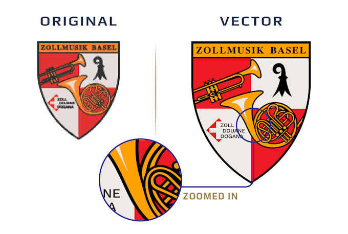 simple vector tracing for your design in 3 hour