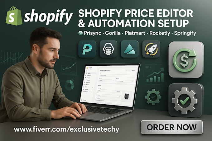 setup price editor prisync gorilla platmart rocketly springify flashx simplify