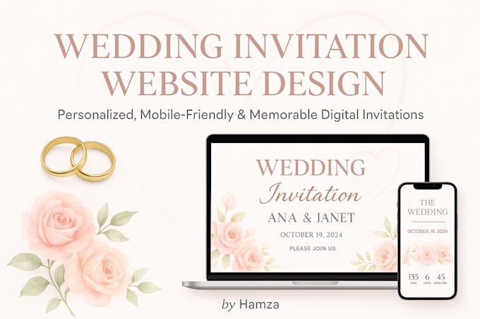 make a wedding invitation website with rsvp