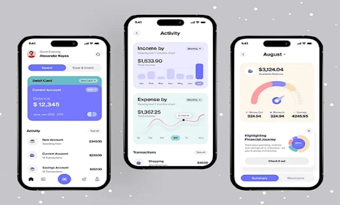 Develop fintech app, payment app crypto wallet app, bank app by Zazi ...