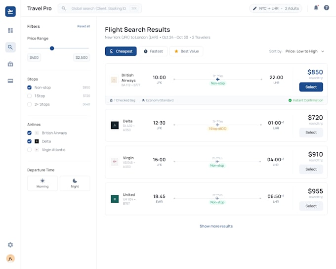 create high performing ota web